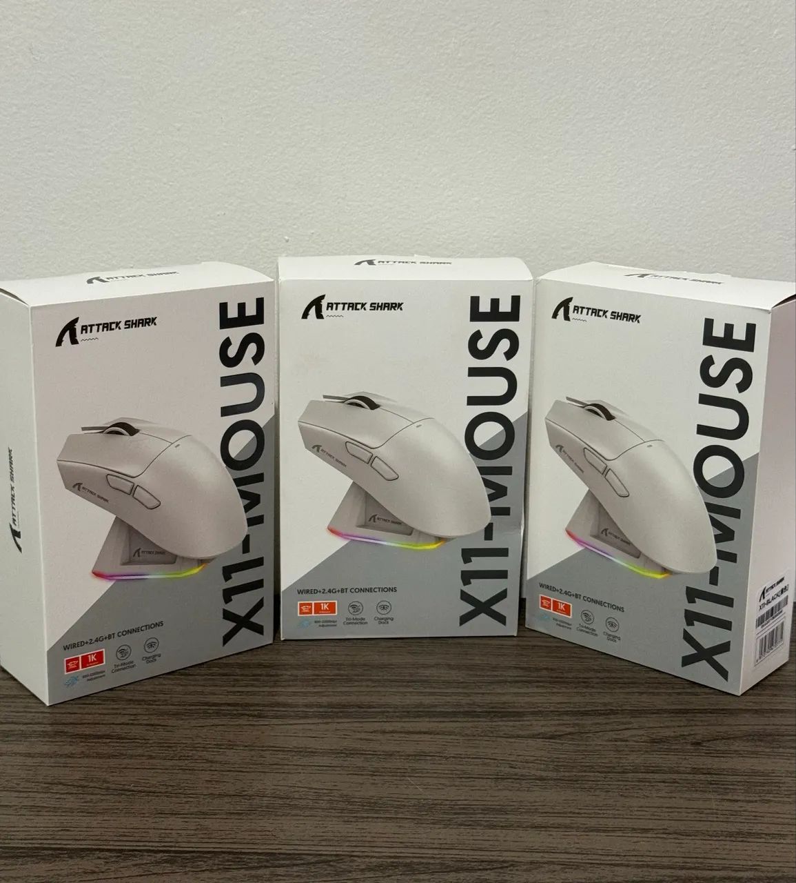 Mouse attack shark x11 - 3 unidades