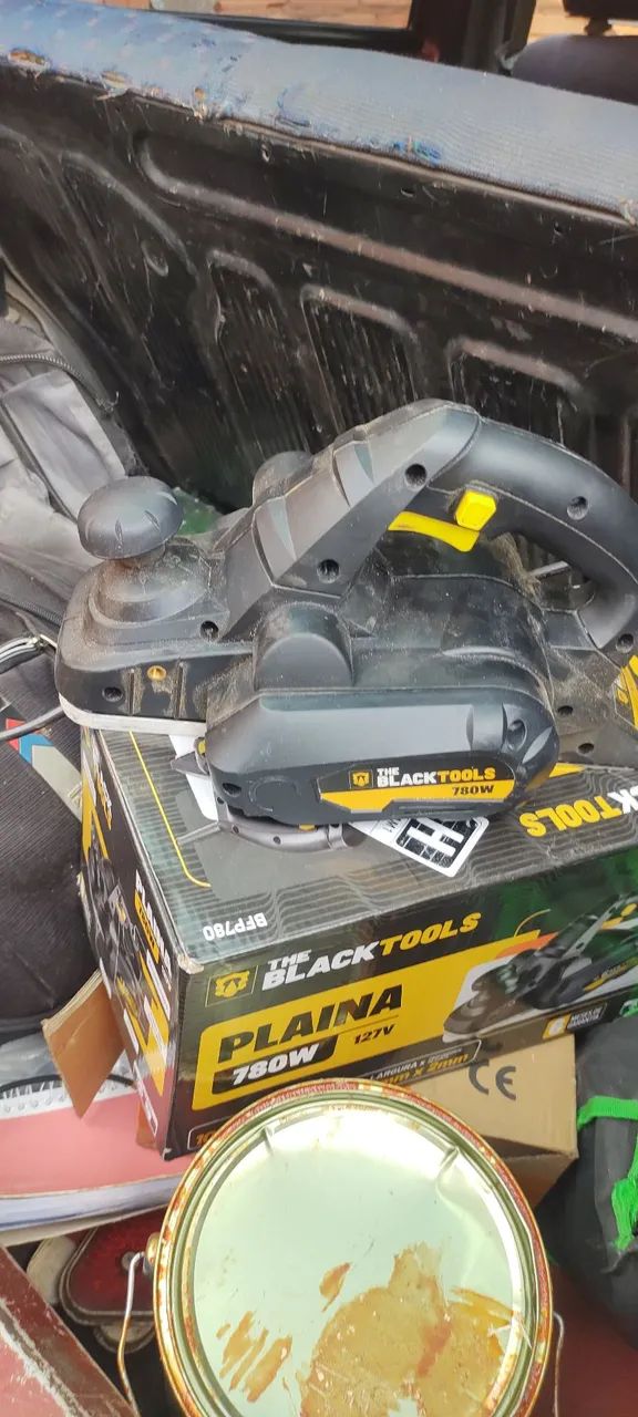 Plaina elétrica Black tools  - Foto 4