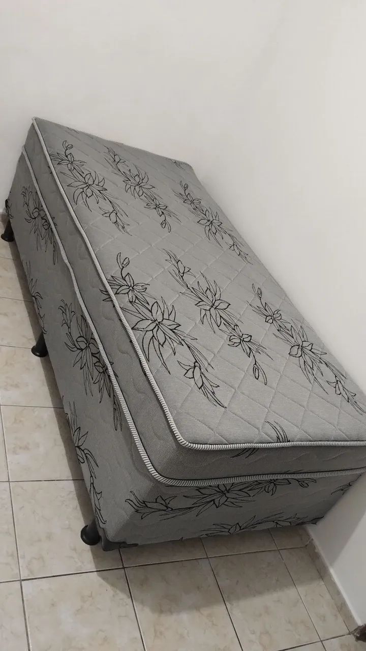 Cama box solteirão luxo 88x188 - Foto 2