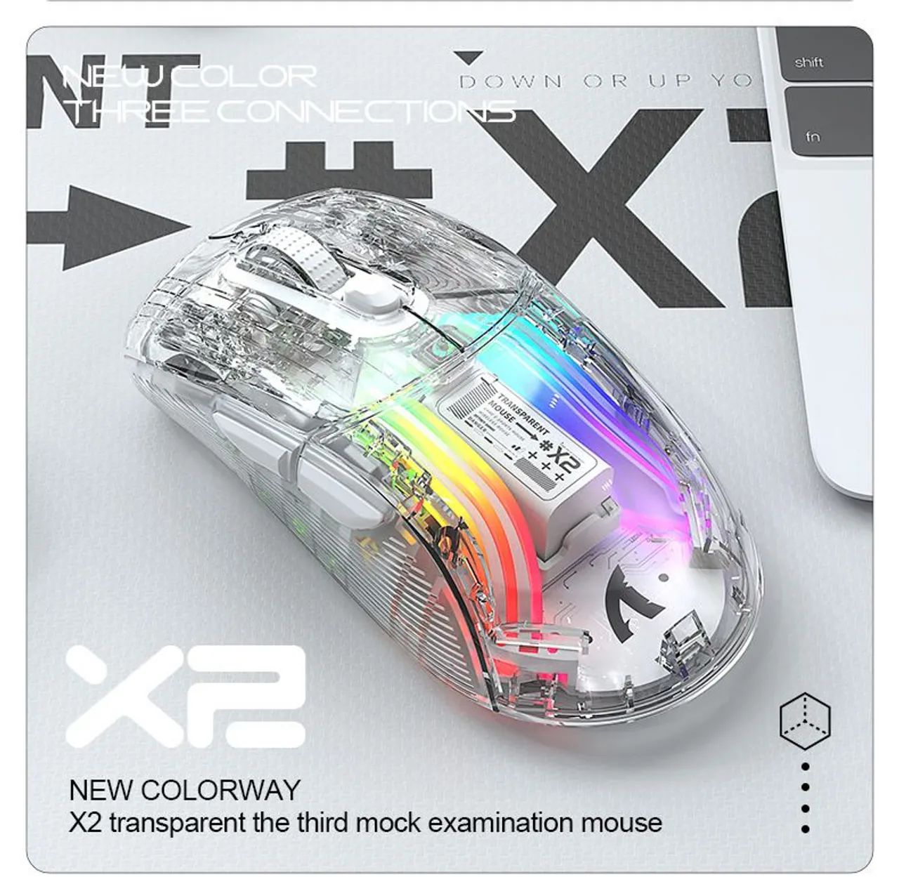 Mouse X2 Attack Shark - Foto 2