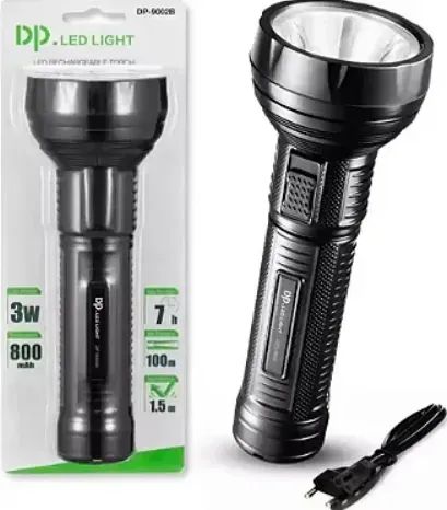 LANTERNA DE LED RECARREGAVEL DP-9002B