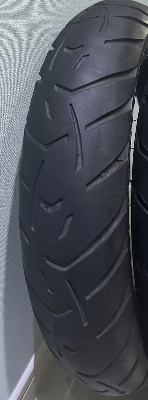Pneu moto BMW GS Metzeler Tourance Next 120/70 R19 (alemao) usado - Dianteiro - Foto 2
