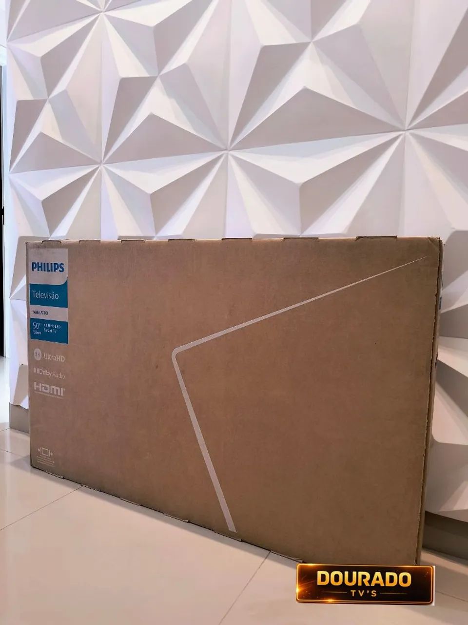 Tv smart "50 plihilips 4k nova na caixa  - Foto 3