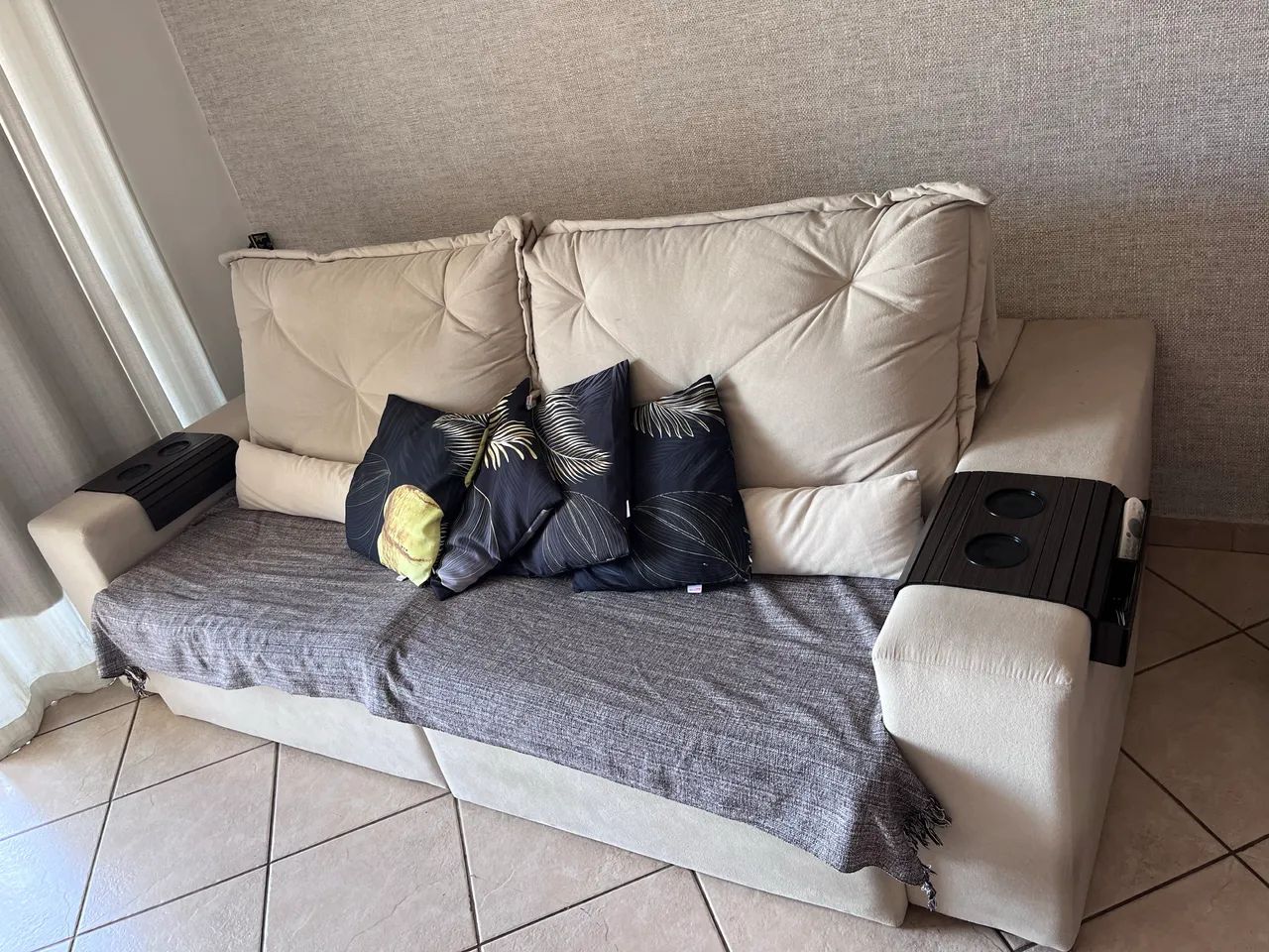 Sofá retrátil 4 lugares  - Foto 2