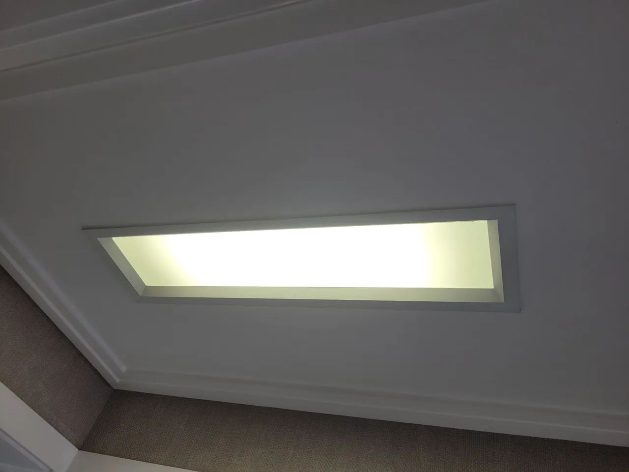 Luminária de Embutir Retangular 2 Lâmpadas