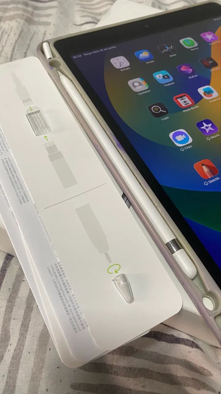 iPad 9ª geração + Apple Pencil  - Foto 4