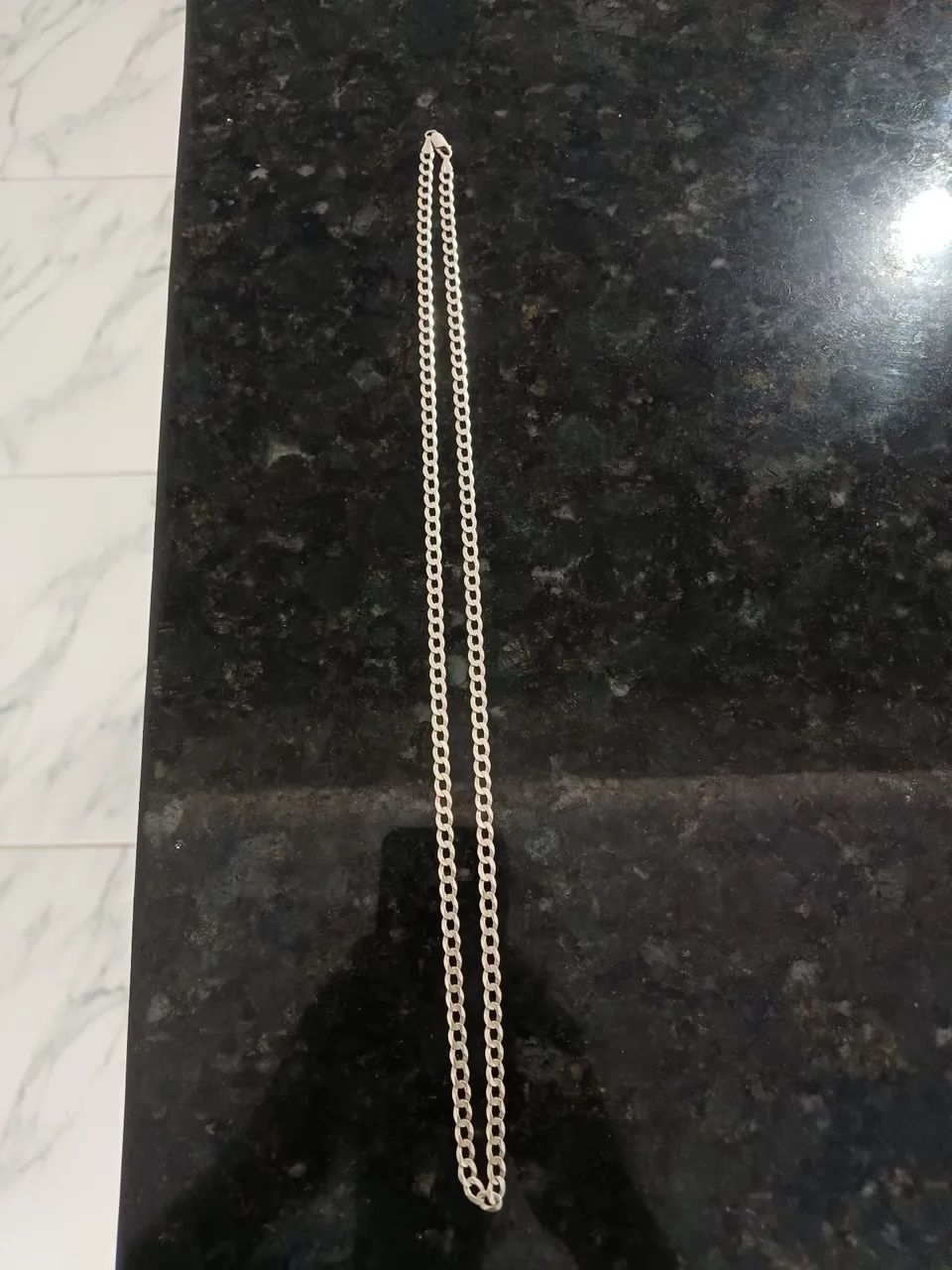 Cordão de Prata escama 925