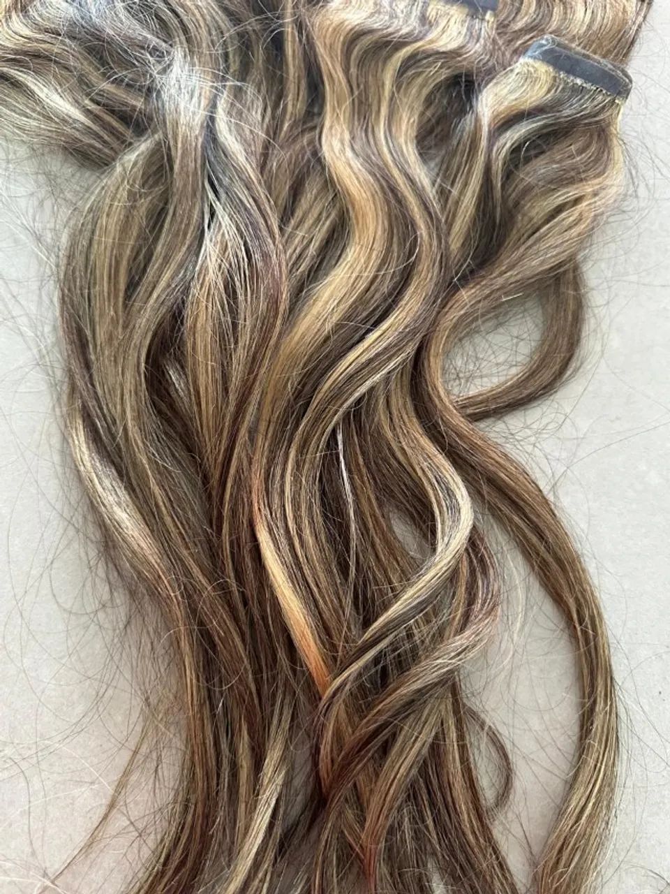 MEGA HAIR HUMANO DOURADO - 60 CM | 80g - Foto 4