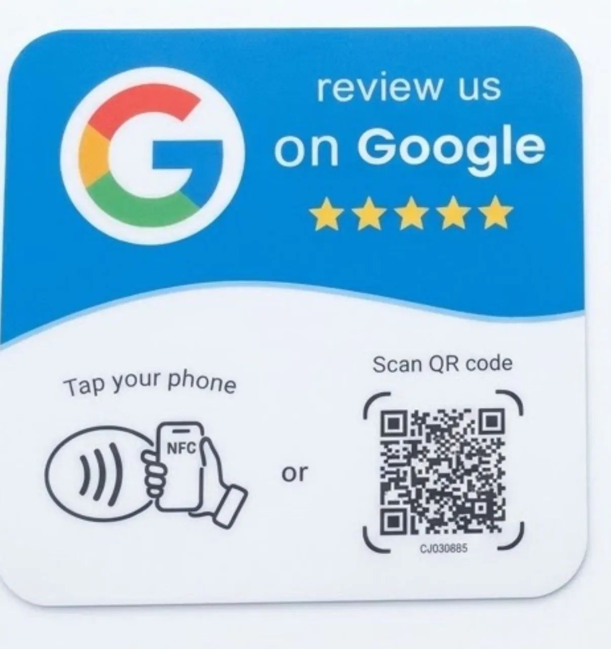 Placa De Avaliação Google NFC E QR Code  - Foto 3