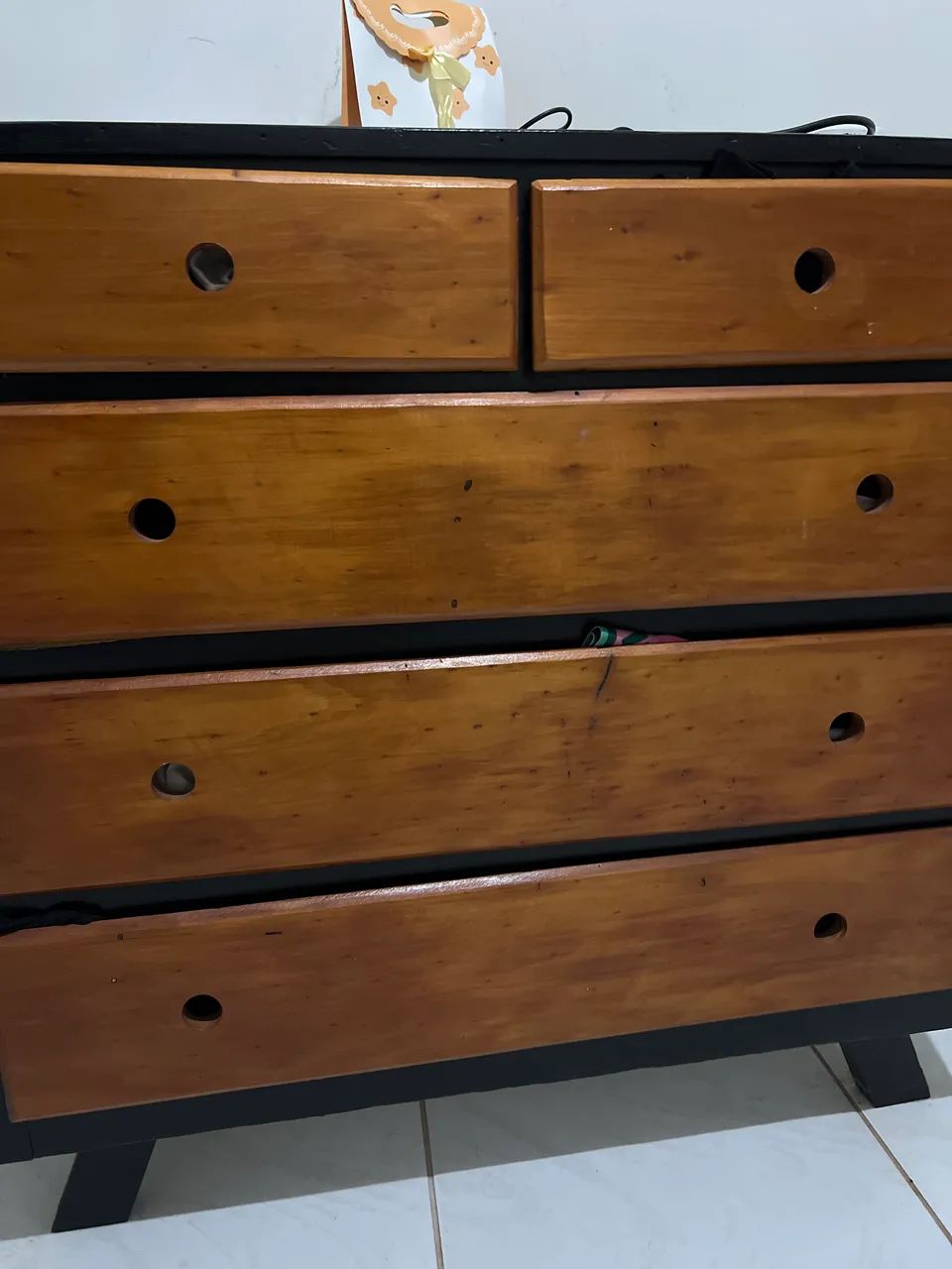 CÔMODA RETRO MADEIRA  - Foto 2