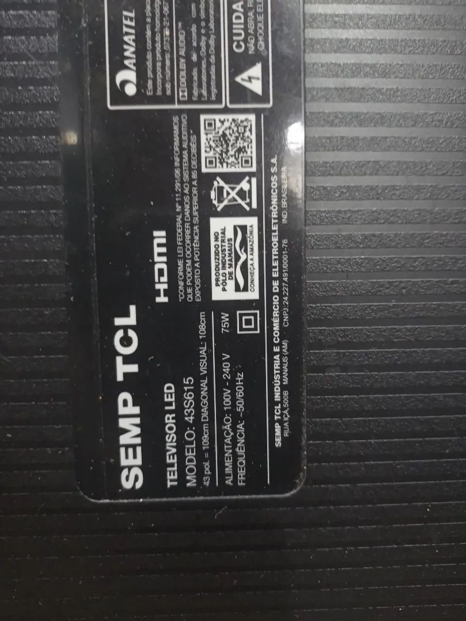 Lote de TVs smart com tela quebrada  - Foto 3