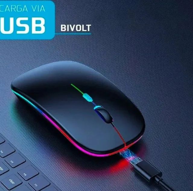 Mouse Sem Fio Led Óptico Altomex AG-690 3200dpi  - Foto 5