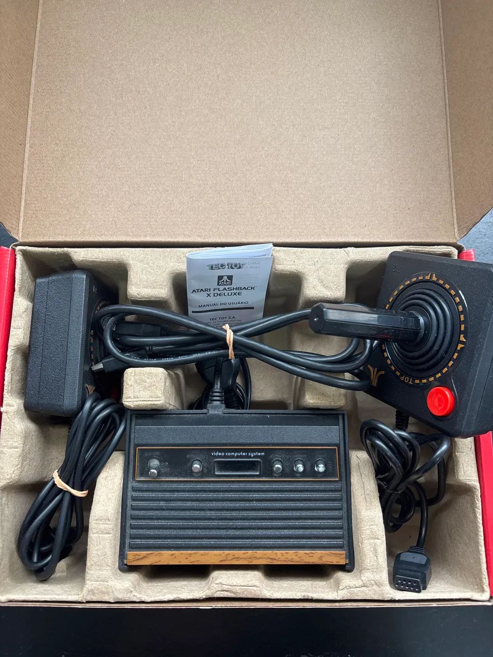 Mini Atari Original na caixa 