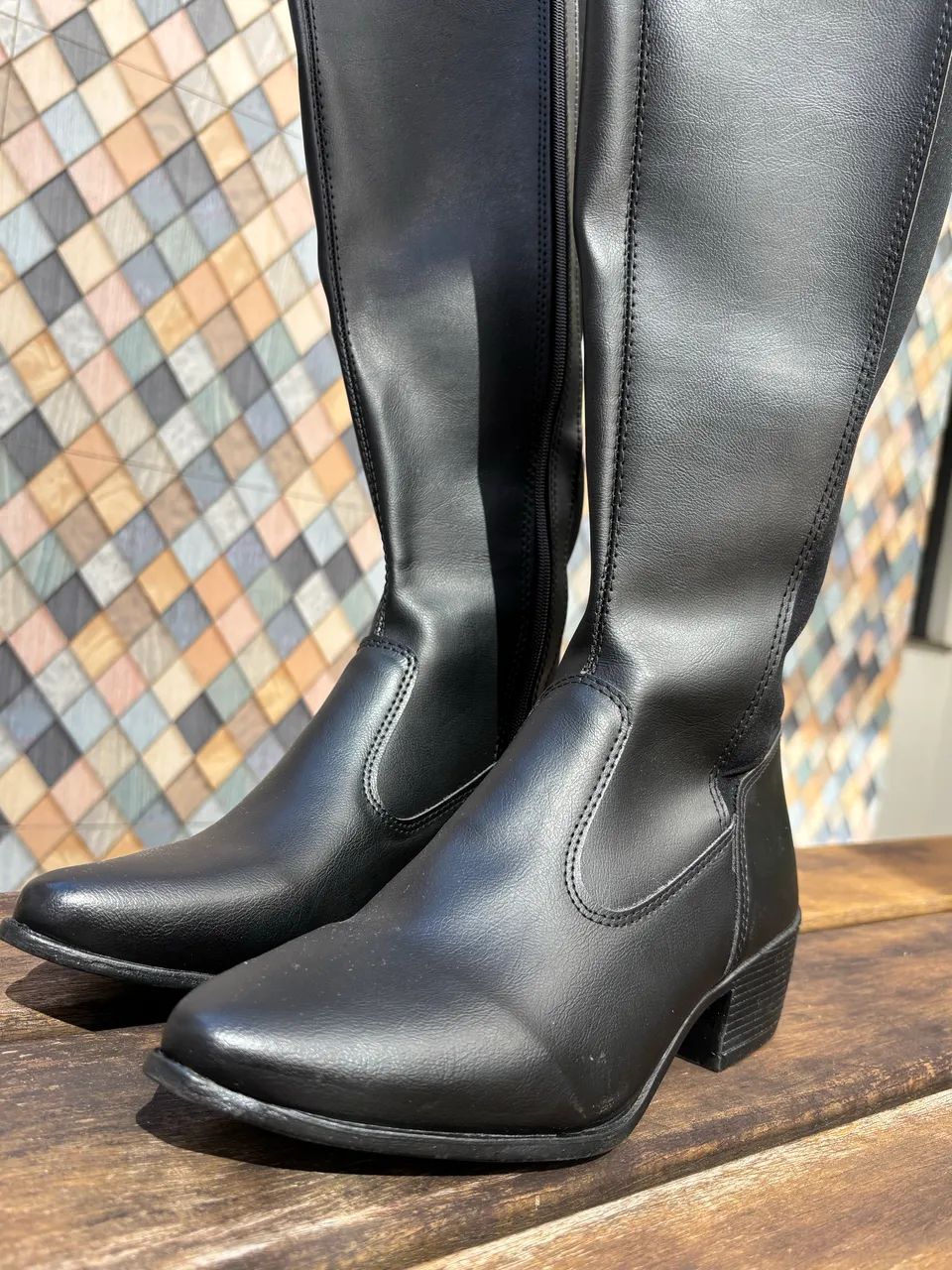 Bota Cano Alto Nova - Foto 5