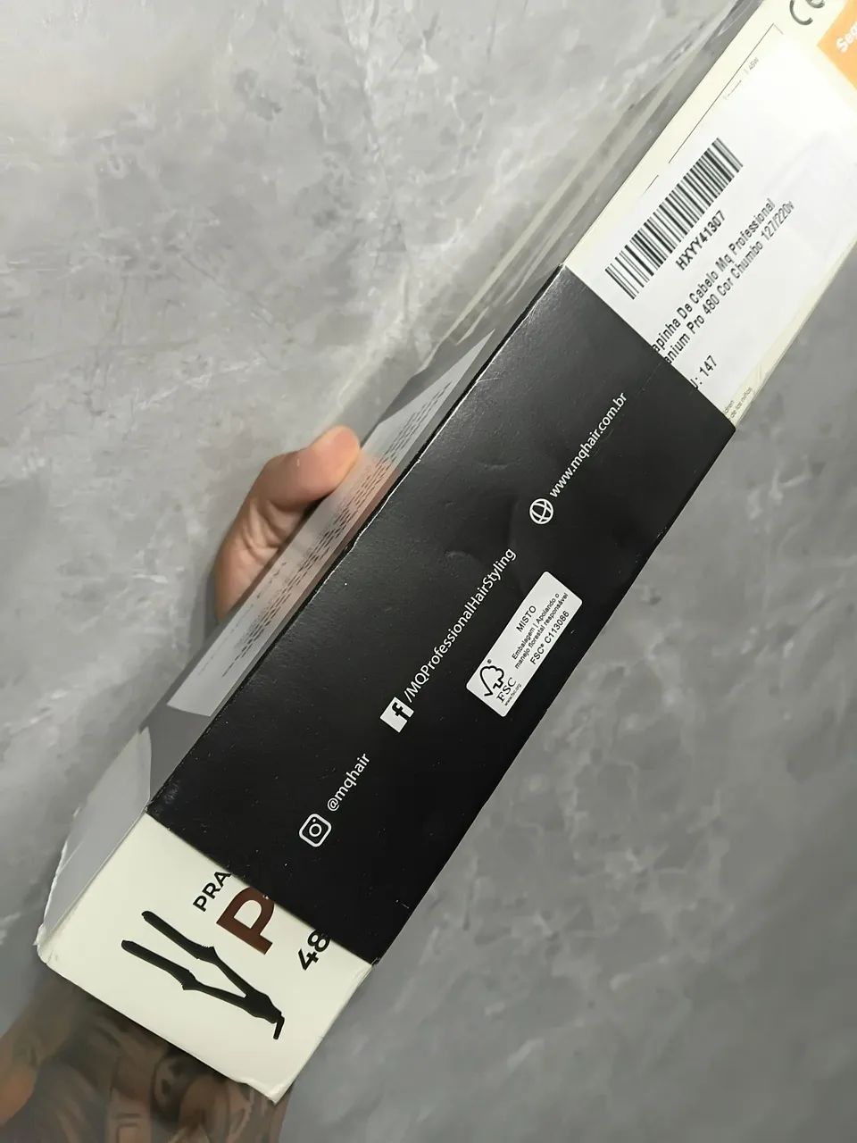 Prancha Profissional Chapinha MQ Pro 480º Titanium  - Foto 4
