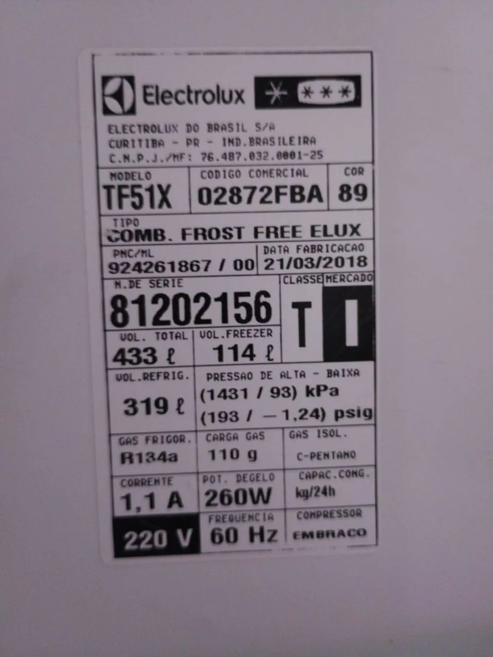 Geladeira Electrolux 433 Litros - Foto 2