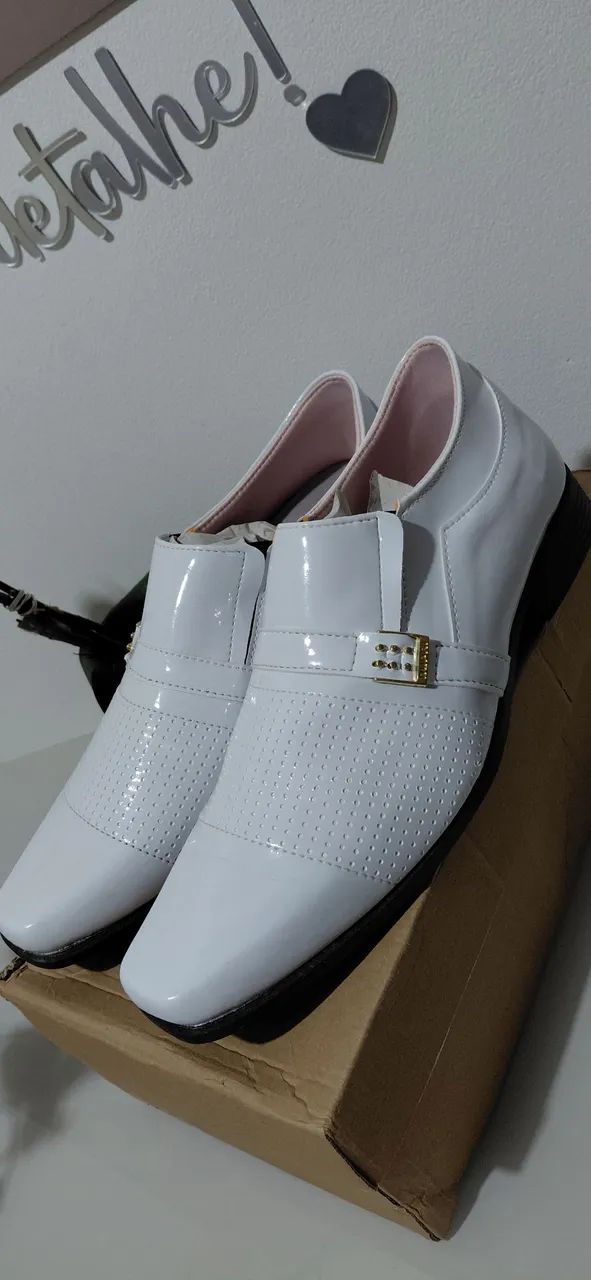 Sapato social branco n 40 e 41