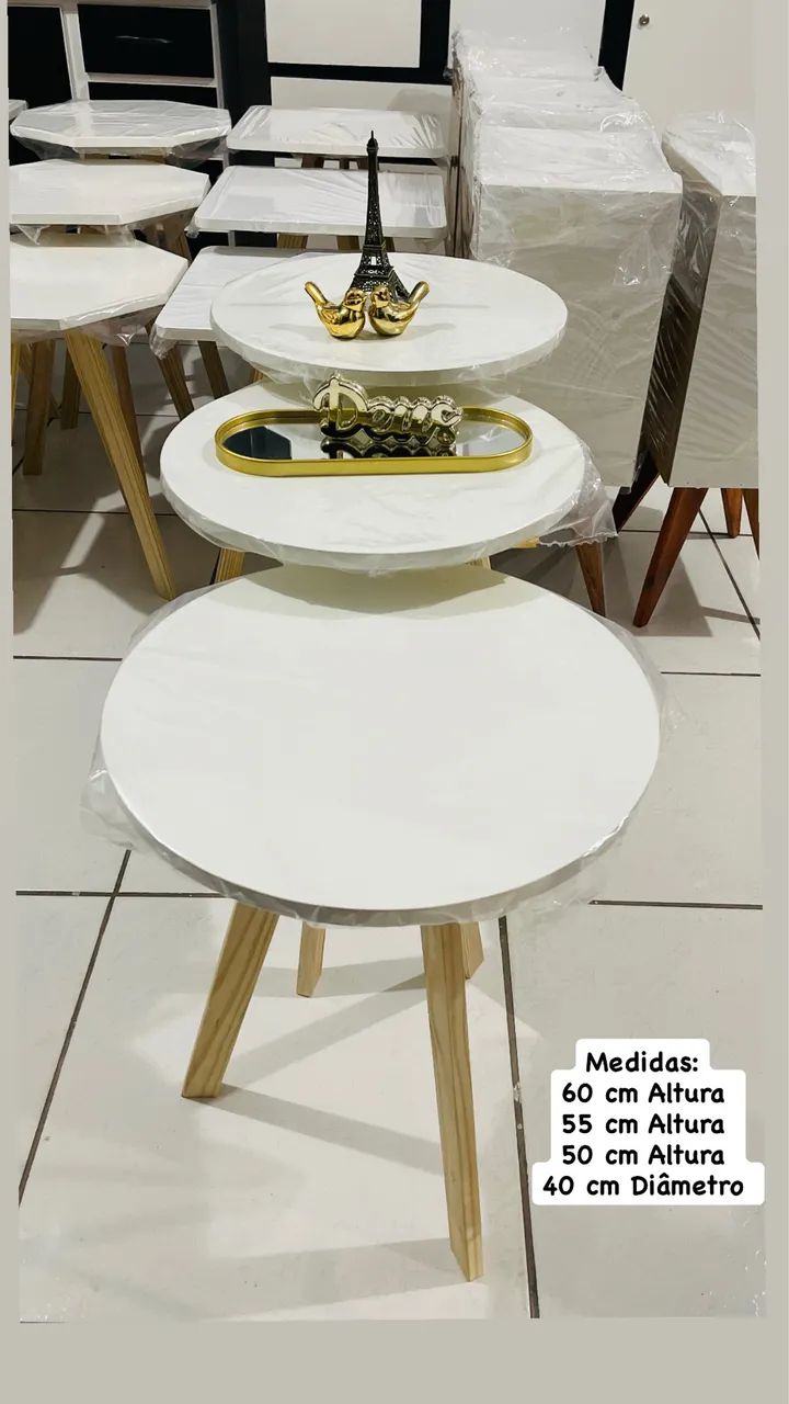 Kit mesinhas em MDF 