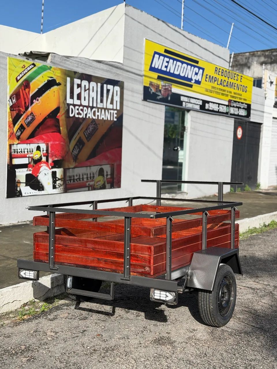 Reboque novo um eixo  - Foto 4