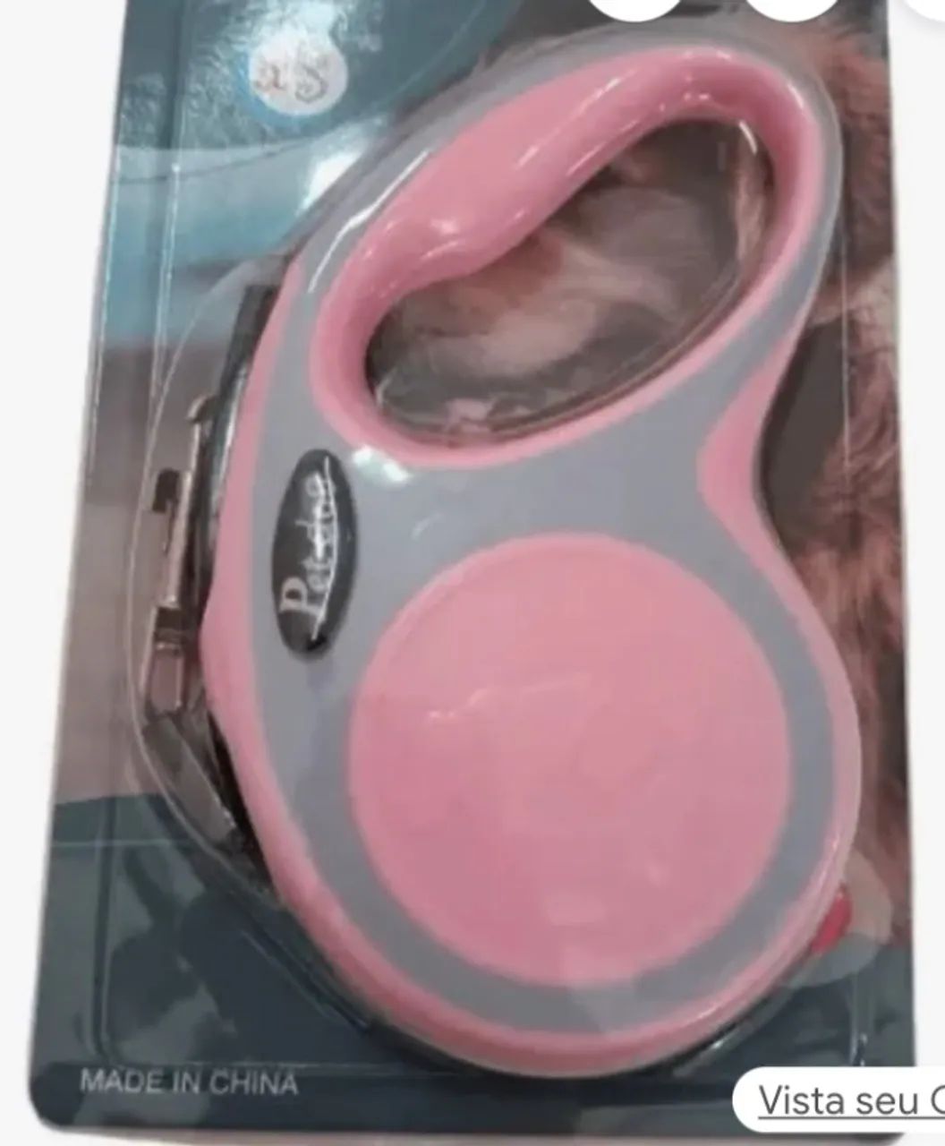 Guia pet 3 metros rosa