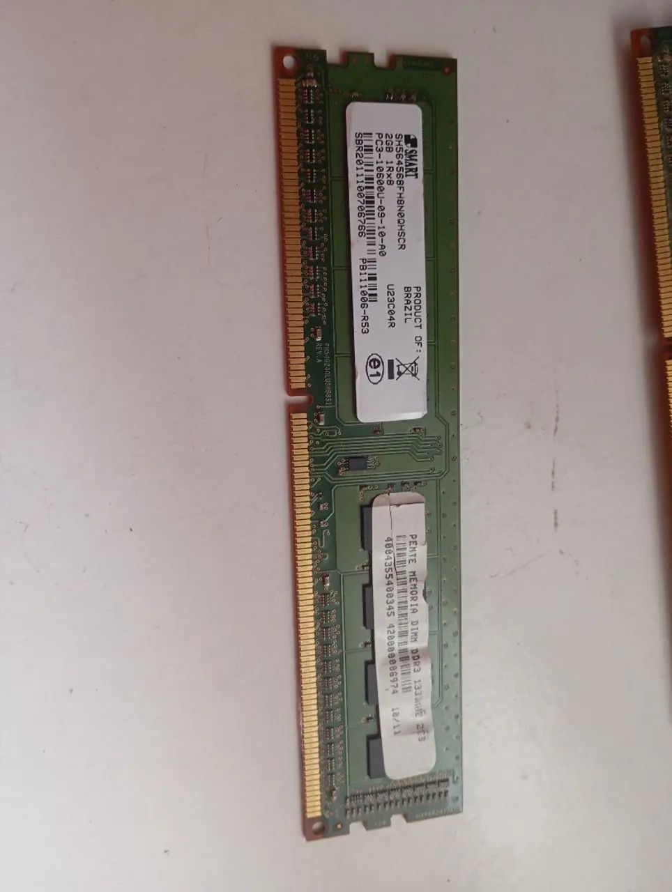 Memória ram DDR3 2gb 1333mhz