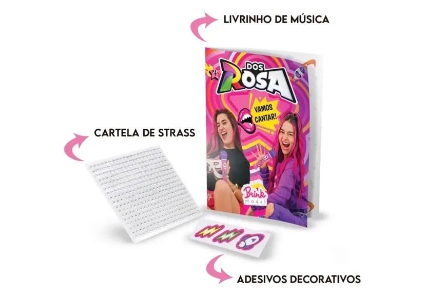 Microfone Dos Rosa Emilly Vick E Katlen Musical Brink Model - Foto 2