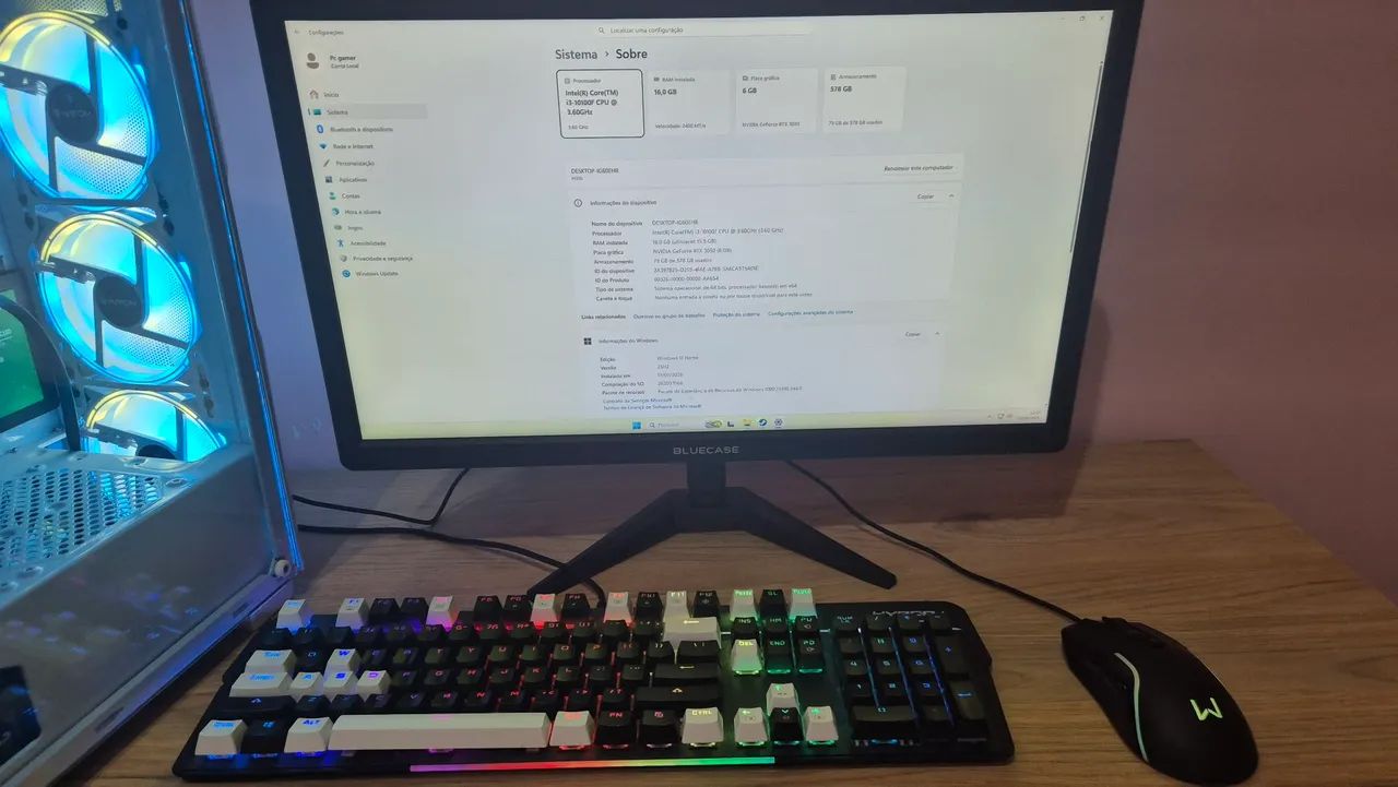 Pc Gamer Completo Rtx 3050 - Foto 3