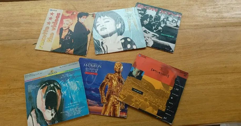 6 discos ld em bom estado