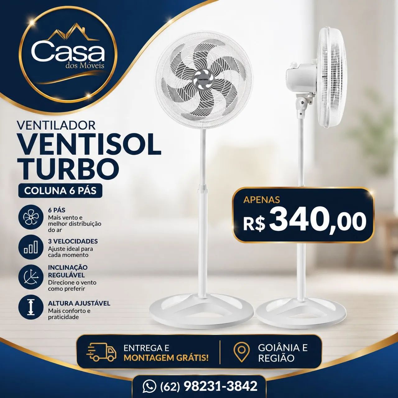 Ventilador Ventisol Turbo 