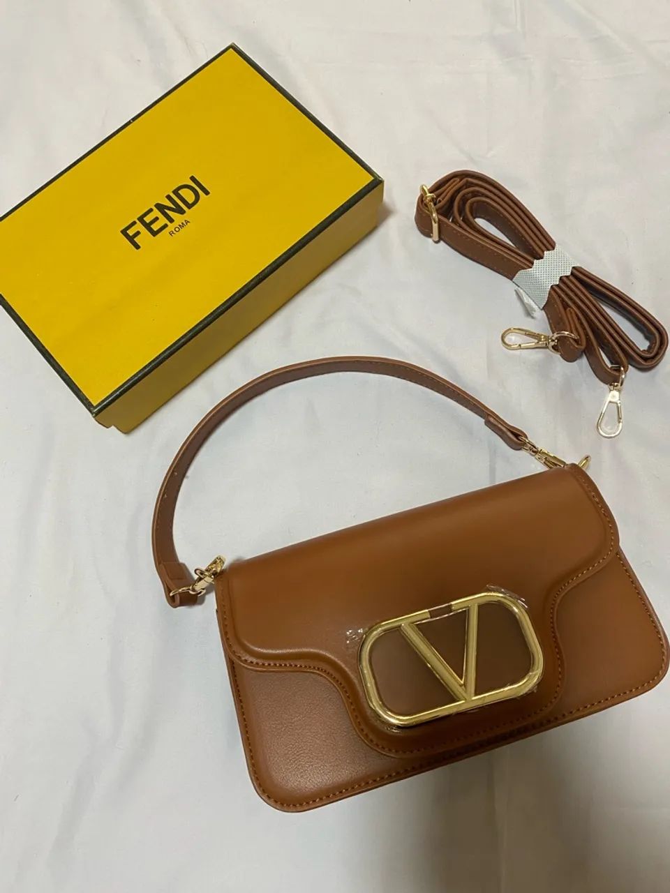 Bolsa Marrom Valentino - Foto 2
