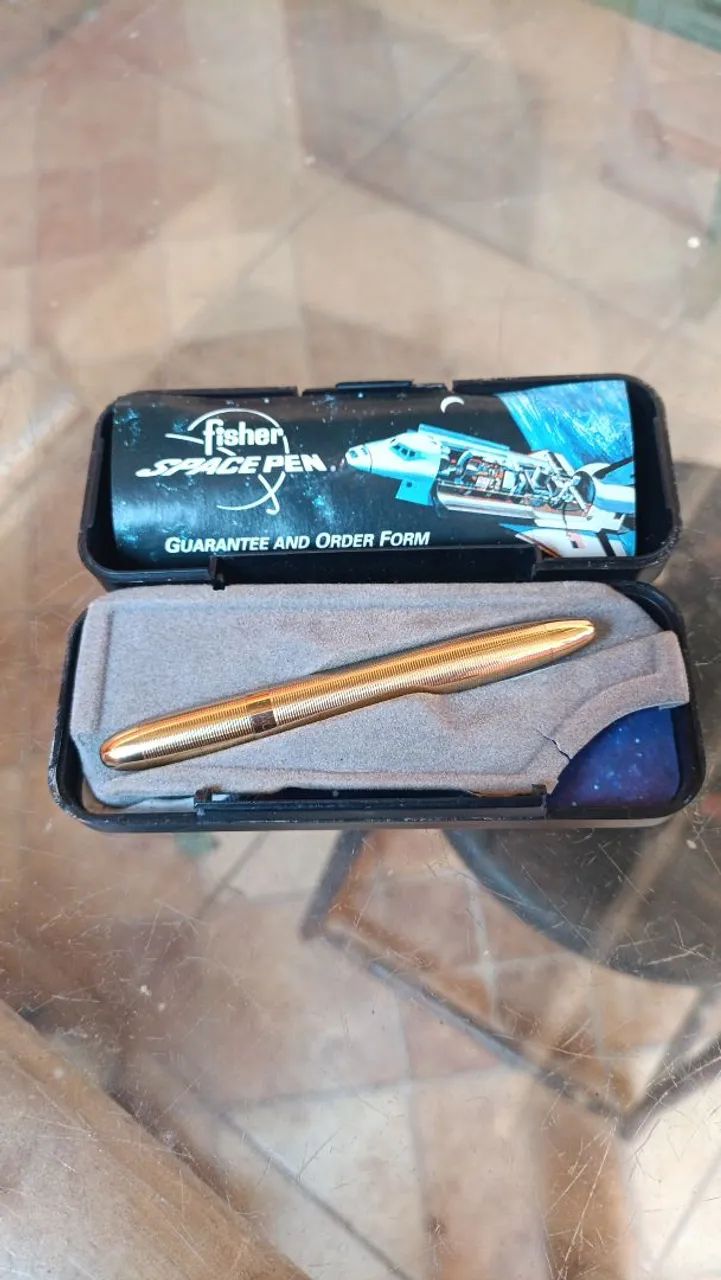 Fisher Space Pen Original Vintage com Estojo e Material Original - Foto 2