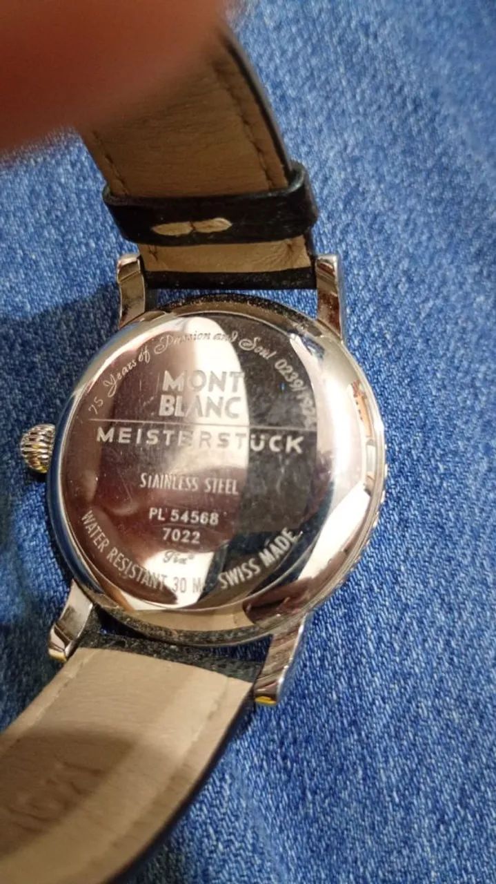 Vendo relógio montblanc original executivo  - Foto 3