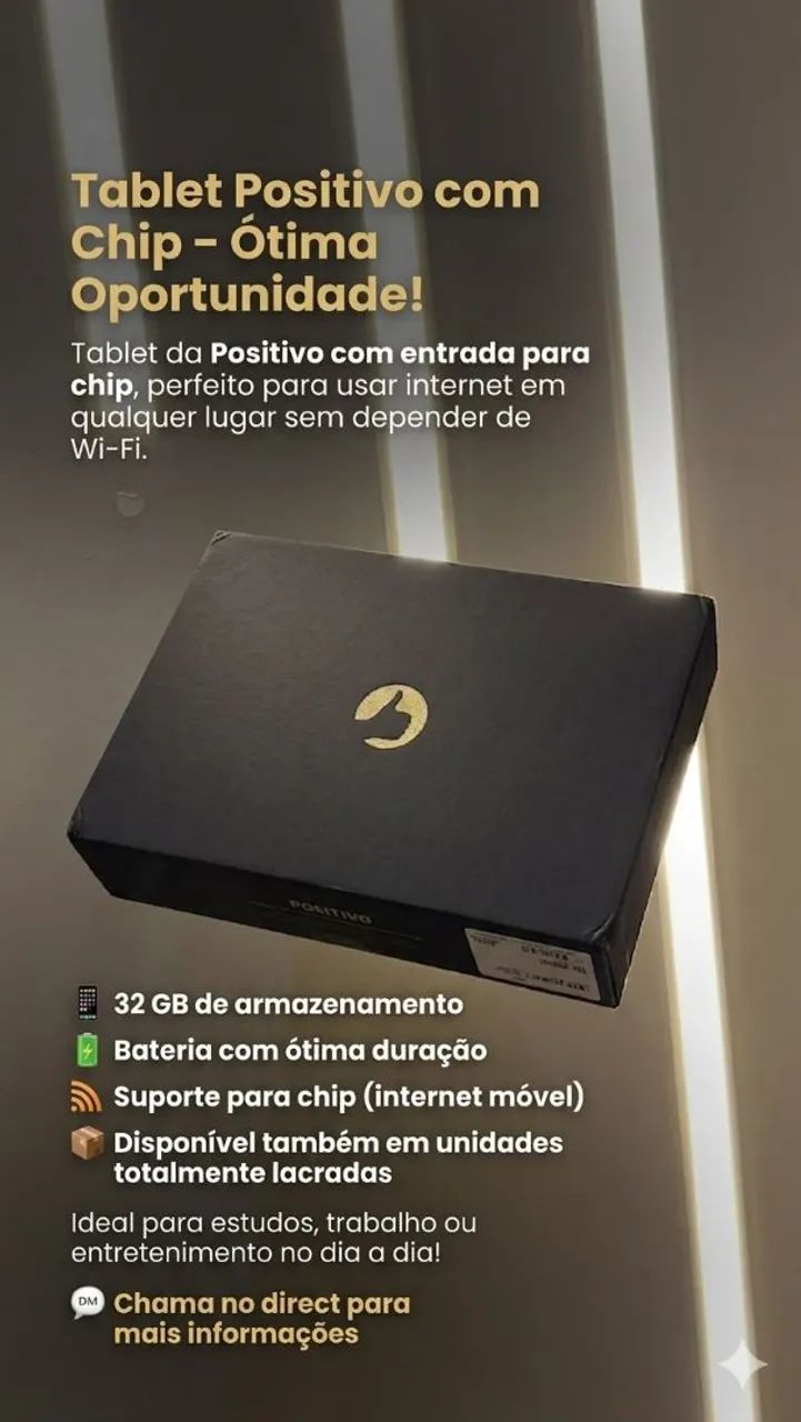 Tablet Positivo 32GB Lacrado + Suporte a Chip - Foto 2