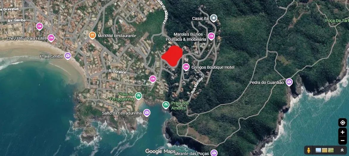 Terreno com vista para Ferradurinha e Geribá
