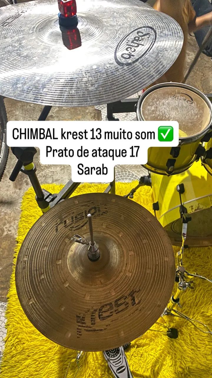 BATERIA RMV CROSSROAD COM RACK - Foto 3