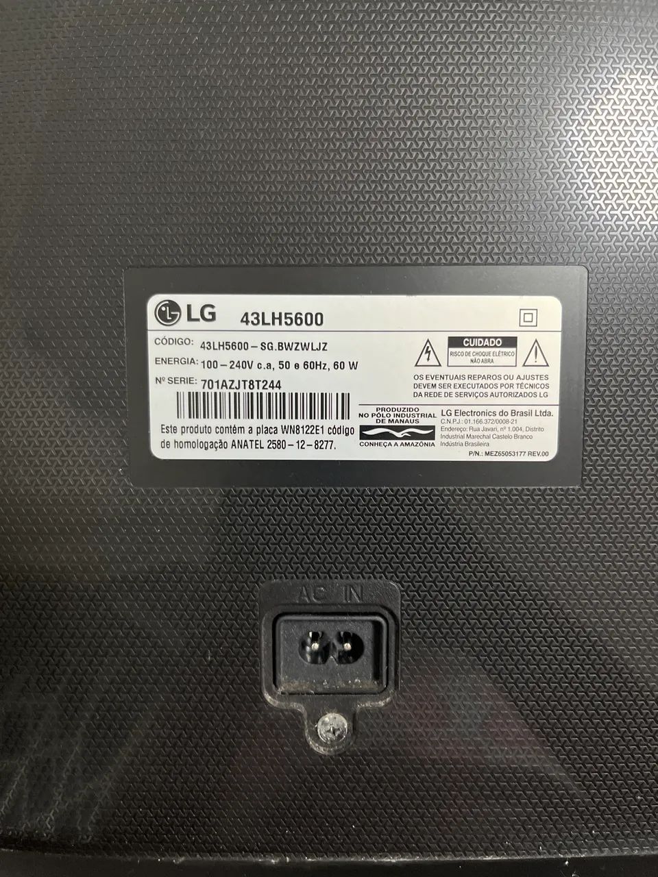 TV LG 43 polegadas para retirada de peças  - Foto 3