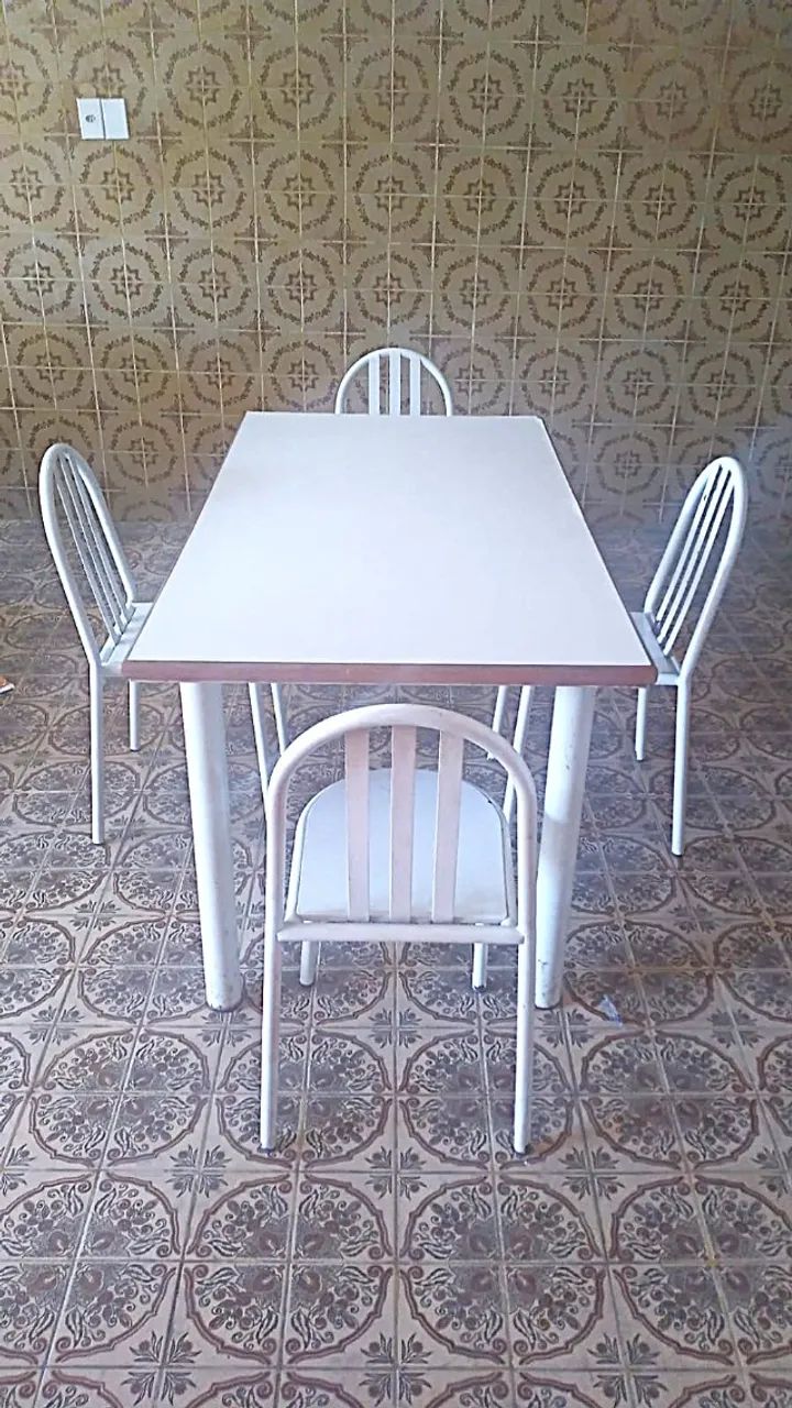 Mesa Branca de MDF - Foto 4