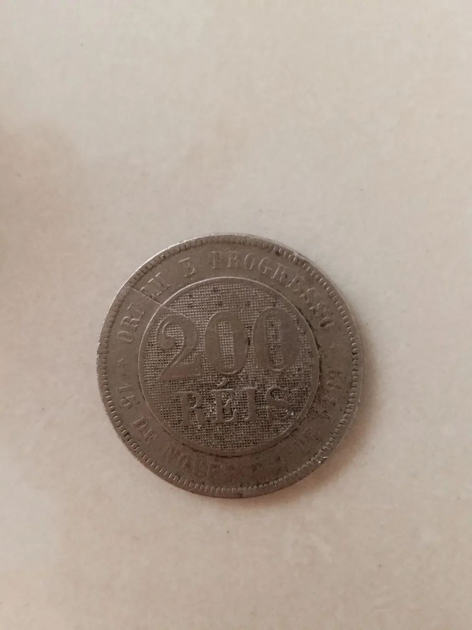 Moeda 200 Reis - 1889