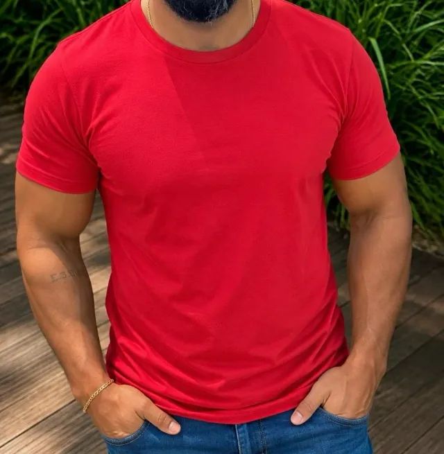 3 camisas masculinas (G) malha peruana - Foto 3