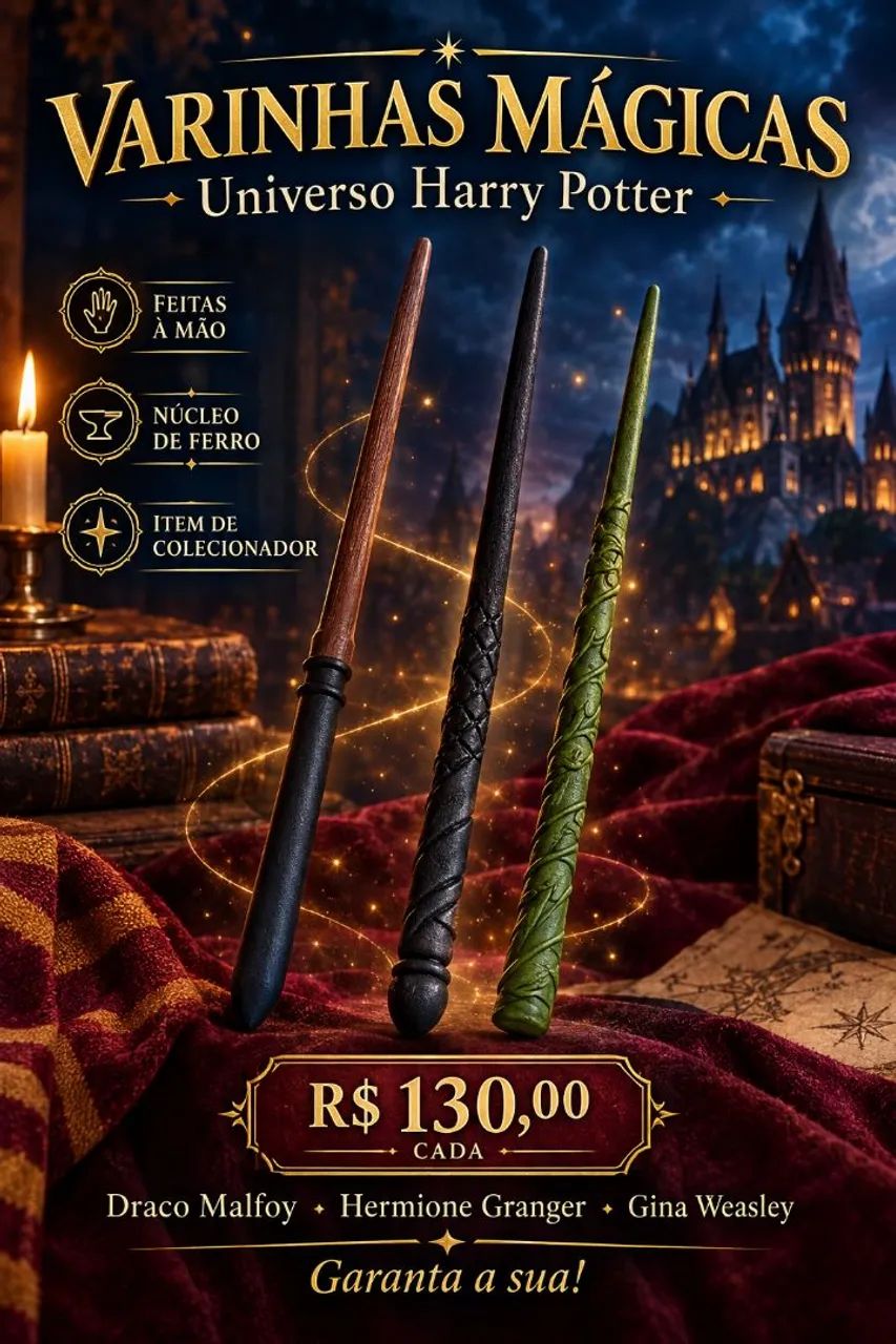 Varinhas de Harry Potter 
