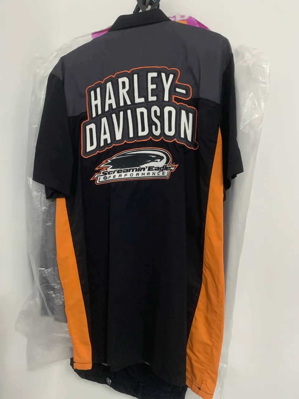 VENDO CAMISA HARLEY DAVIDSON SCREAMING EAGLE GENUÍNA  - Foto 5