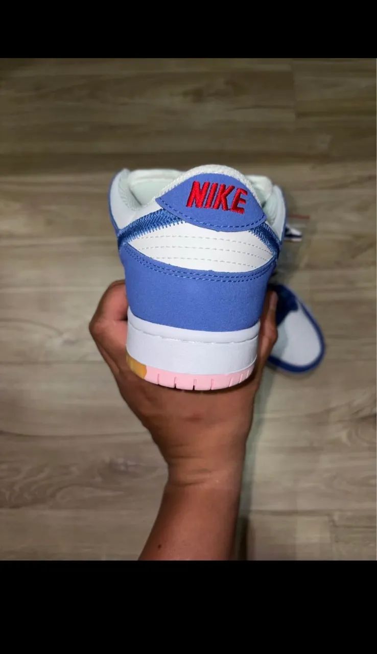 Tênis Nike SB Dunk Low pro dodgers  - Foto 5