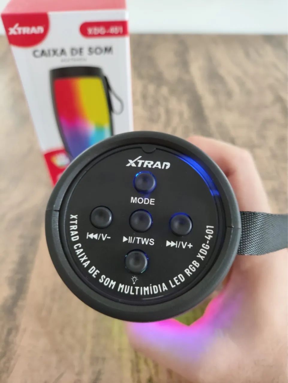 Caixinha de som XTRED com RGB - Foto 2