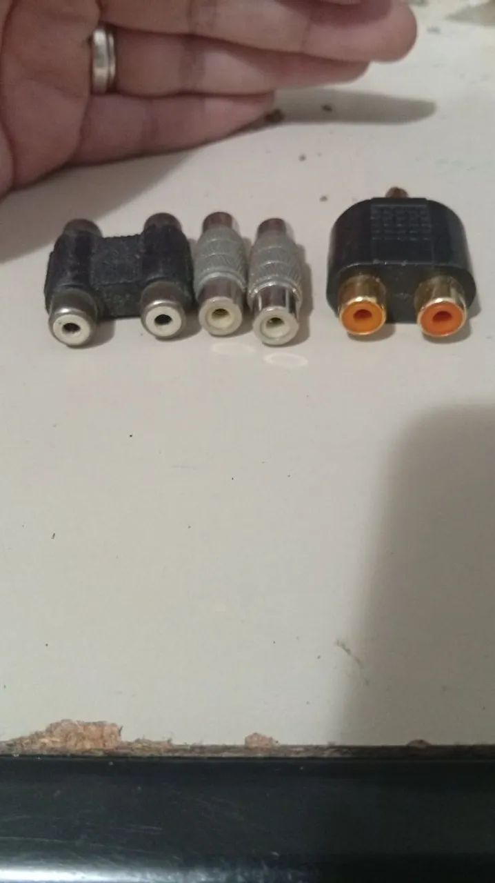 Kit com 4 Adaptadores / Emendas RCA para Som e Áudio - Foto 2