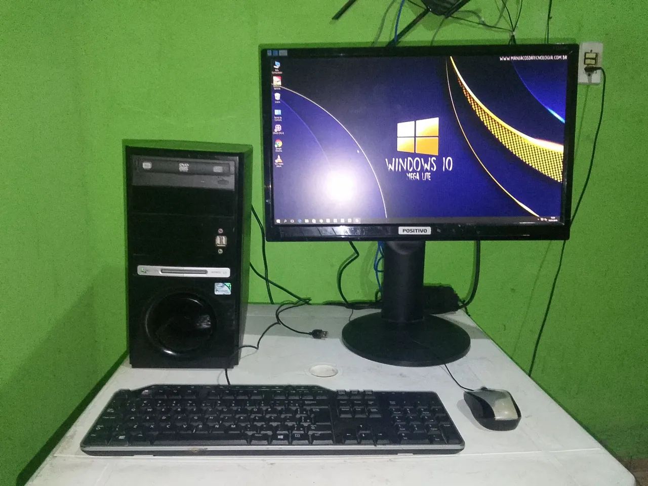 Cpu completa core i5 + tela 22 polegadas 