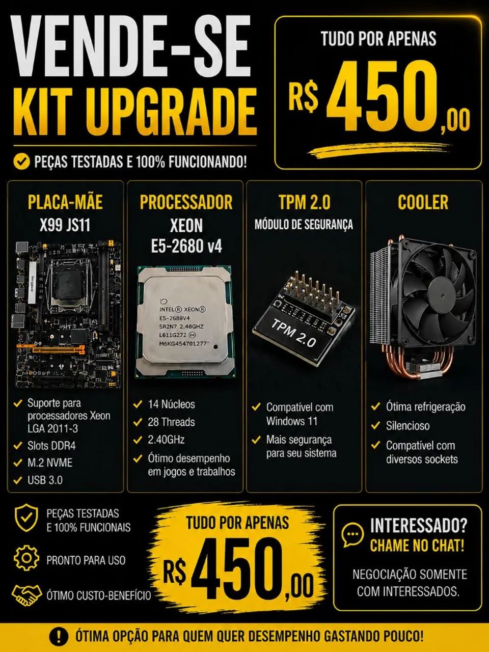 Kit xeon E5 2680V4