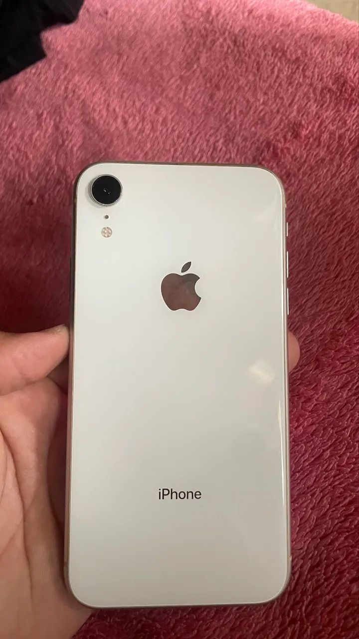 IPHONE XR BRANCO TODO ORIGINAL COM SENHA