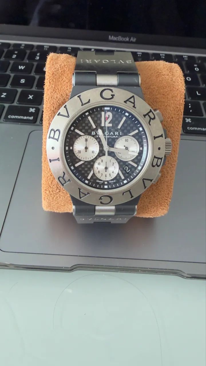 Bvlgari diagono titanium chronograph 