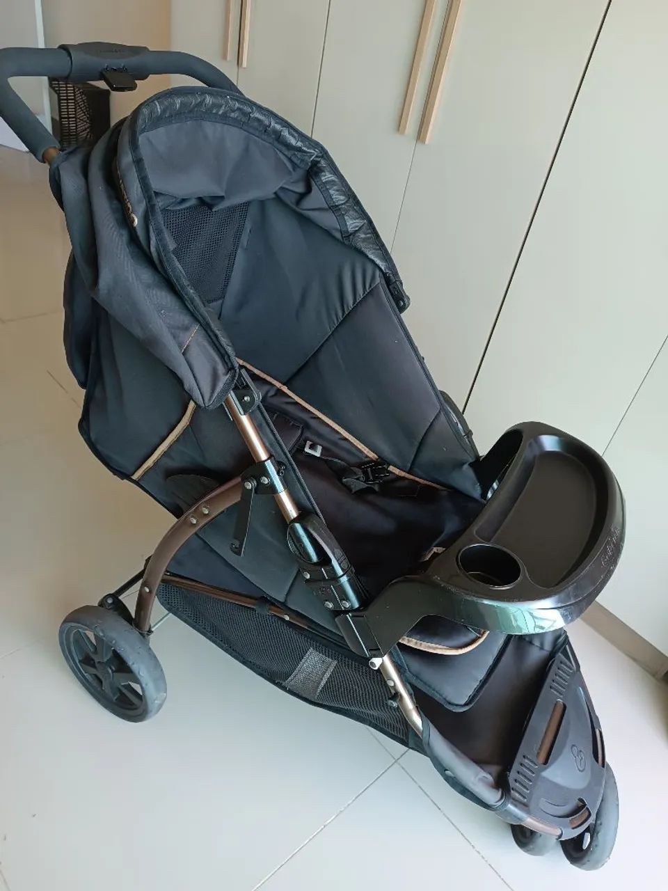 Carrinho de Bebê Galzerano 3 rodas 