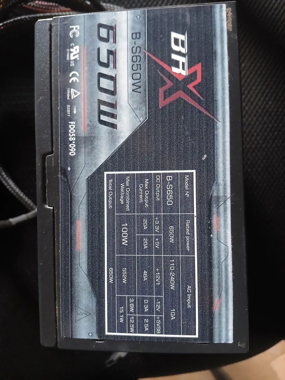 FONTE BRX B-S650W  - Foto 2